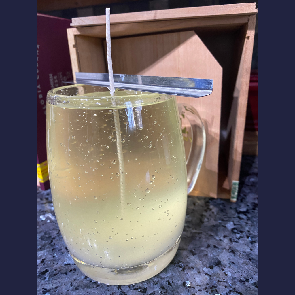 Connecticut Craft Brew — Handblown Bubble Mug Presentation in CLE Cedar Box