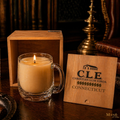 Connecticut Craft Brew — Handblown Bubble Mug Presentation in CLE Cedar Box