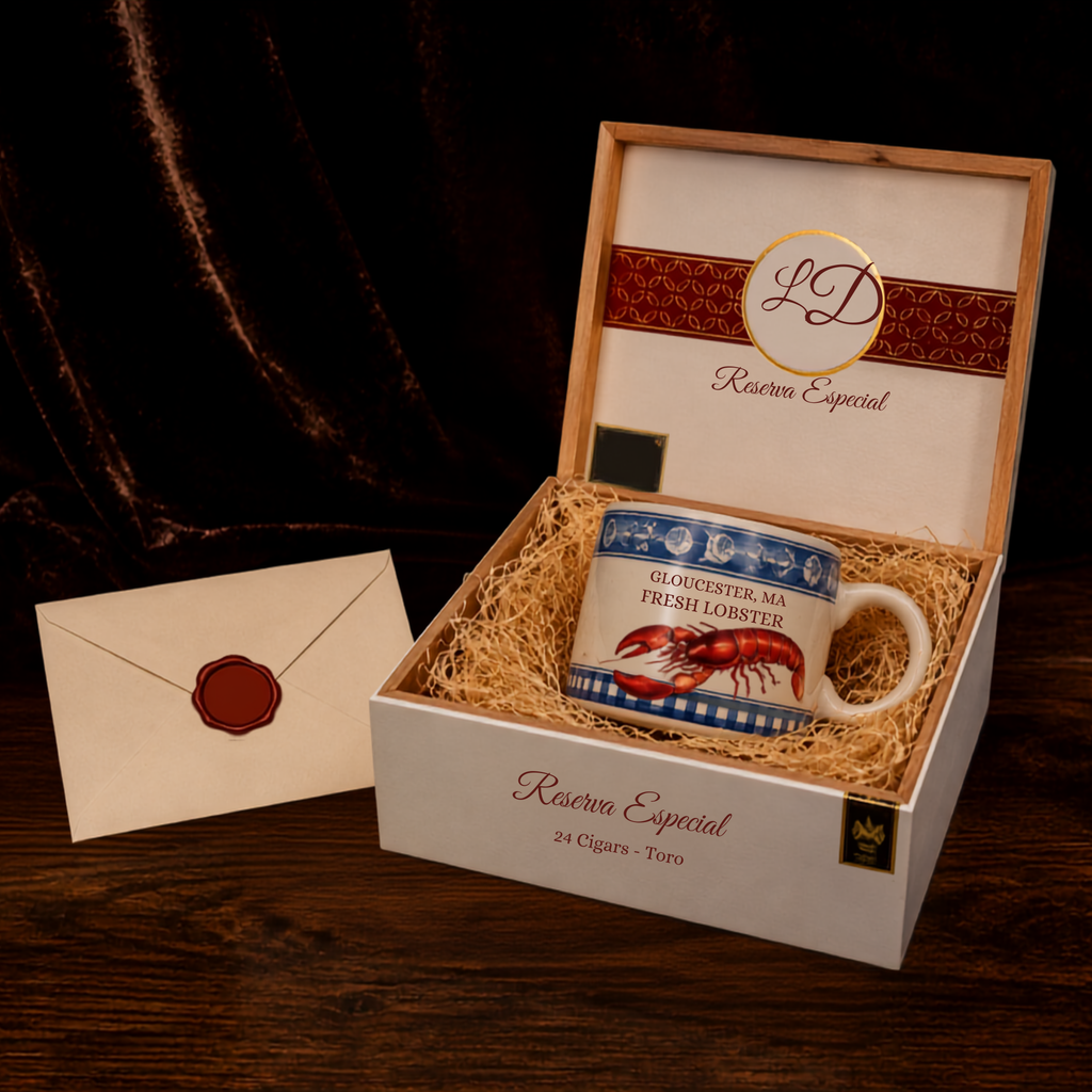 Coastal Return  | Luxury Gift Presentation in Cedar Cigar Box | Keepsake Card & Optional Video